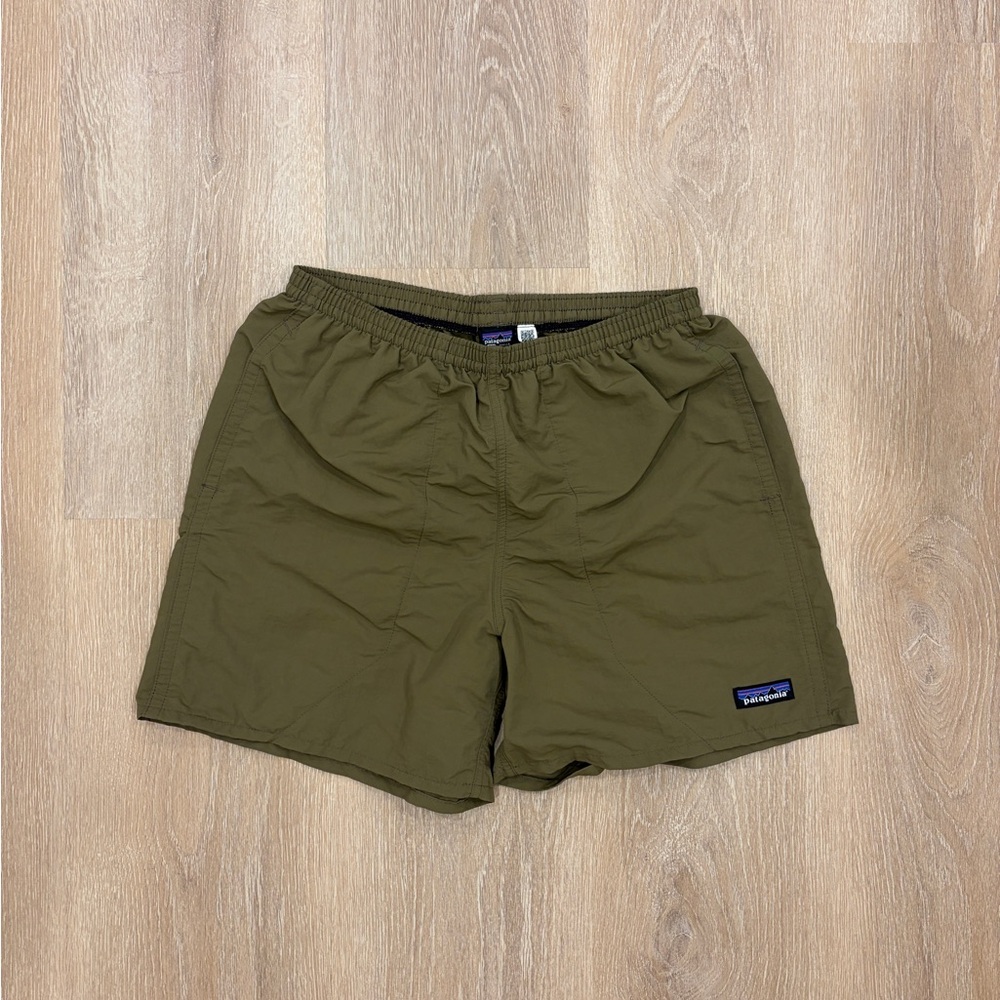 Patagonia Olive Green Baggie Shorts